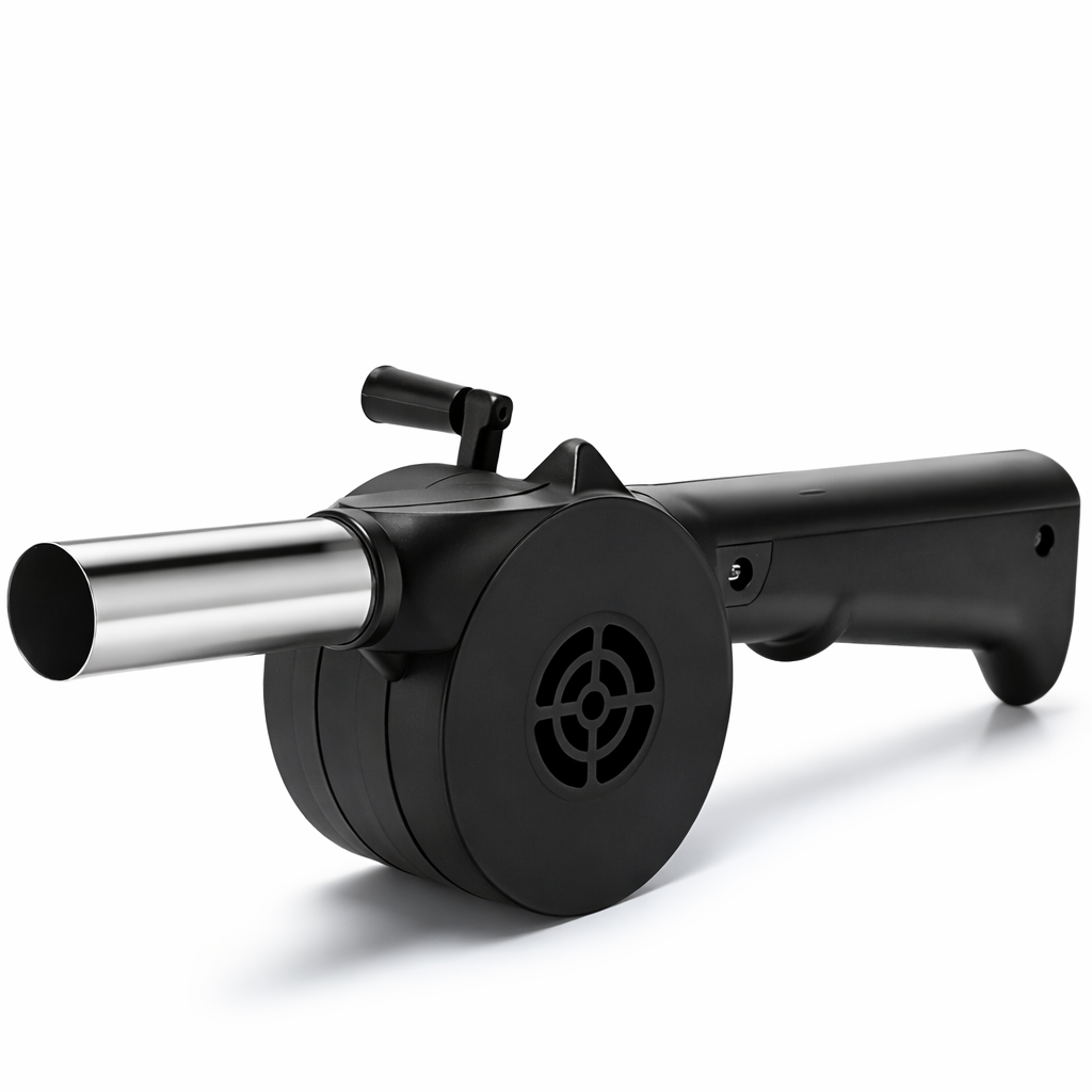 Hand-Crank Braai Fire Blower – Portable Fire Starter for Braai, Camping & Outdoor Gifts